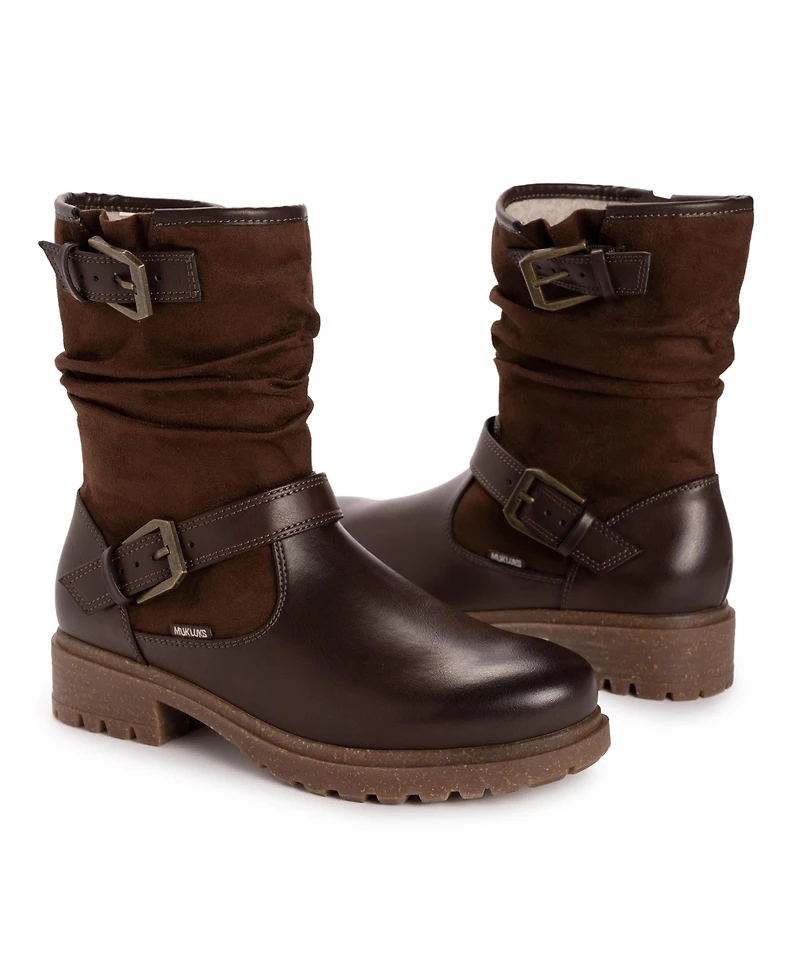 Muk Luks Women's Scarlett Sabrina Boots Wide