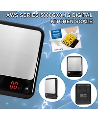 American Weigh Scales Kf-5KG Digital Kitchen Scale, 11LB / 5KG