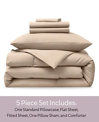 Nestl Luxury Soft Modern Design 5-Pc. Comforter Set