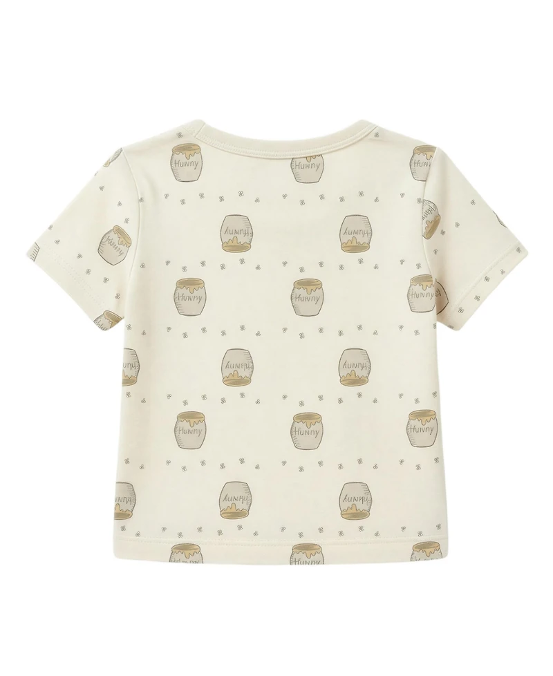 Disney Baby Boys' Short-Sleeve T-Shirt and Shortall, 2-Piece Set