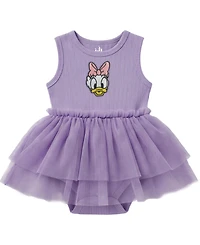 Disney Baby Girls' Daisy Duck Tank Tutu Dress with Hat
