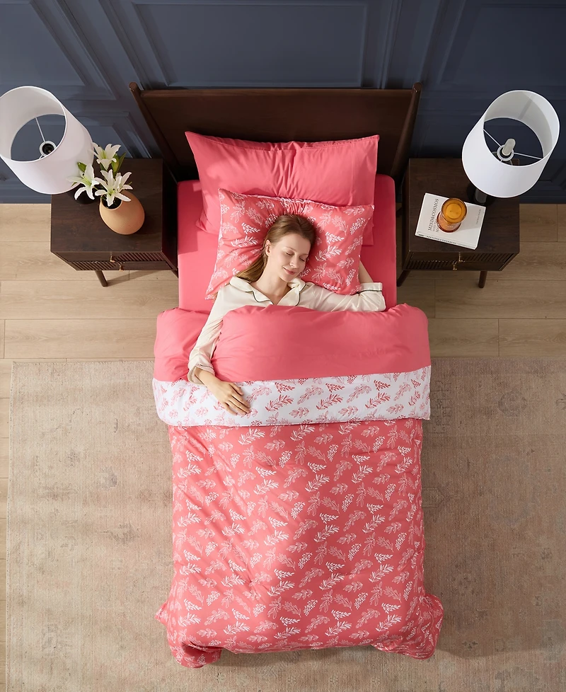 Nestl Luxury Soft Botanical Design 5-Pc. Comforter Set