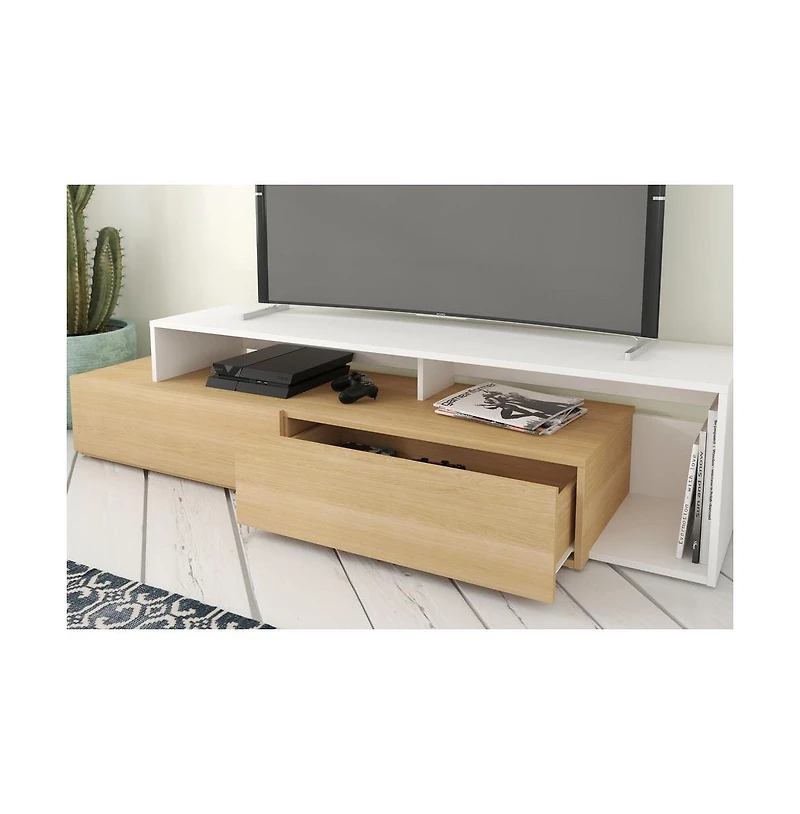 Nexera 72-Inch Tv Stand With 2 Drawers