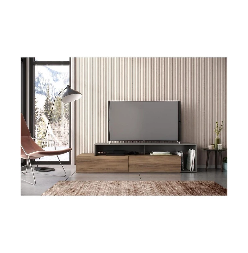 Nexera 72-Inch Tv Stand With 2 Drawers.