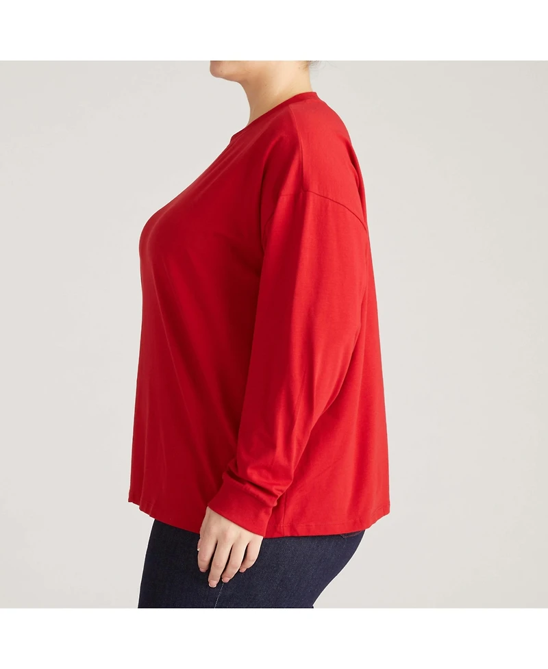 Universal Standard Plus Long Sleeve Relaxed Tee