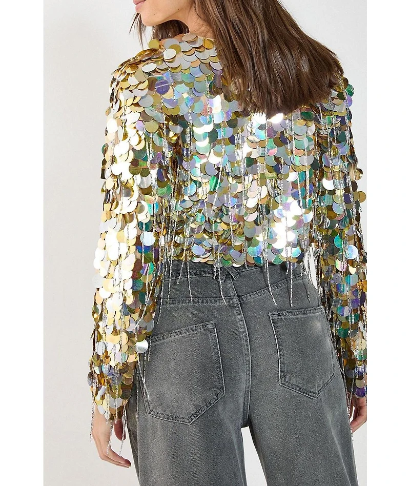 Nasty Gal Women's Disc Tassel Trophy Jacket