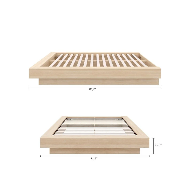 Nexera Marconi Platform Bed Frame