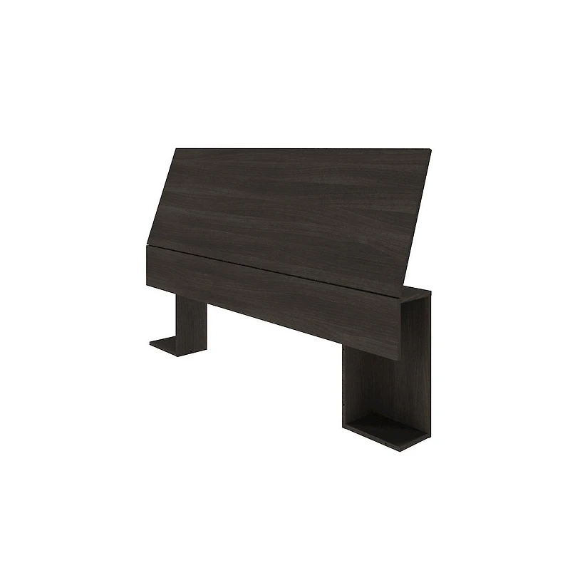 Nexera Storage Headboard, Full, Ebony