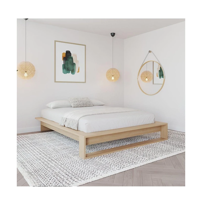 Nexera Lido Platform Bed with Slats