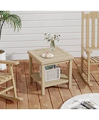 2-Tier Outdoor Side Table