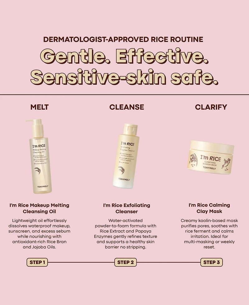 Tonymoly I'm Rice Makeup Melting Cleansing Oil, 7.27 oz.