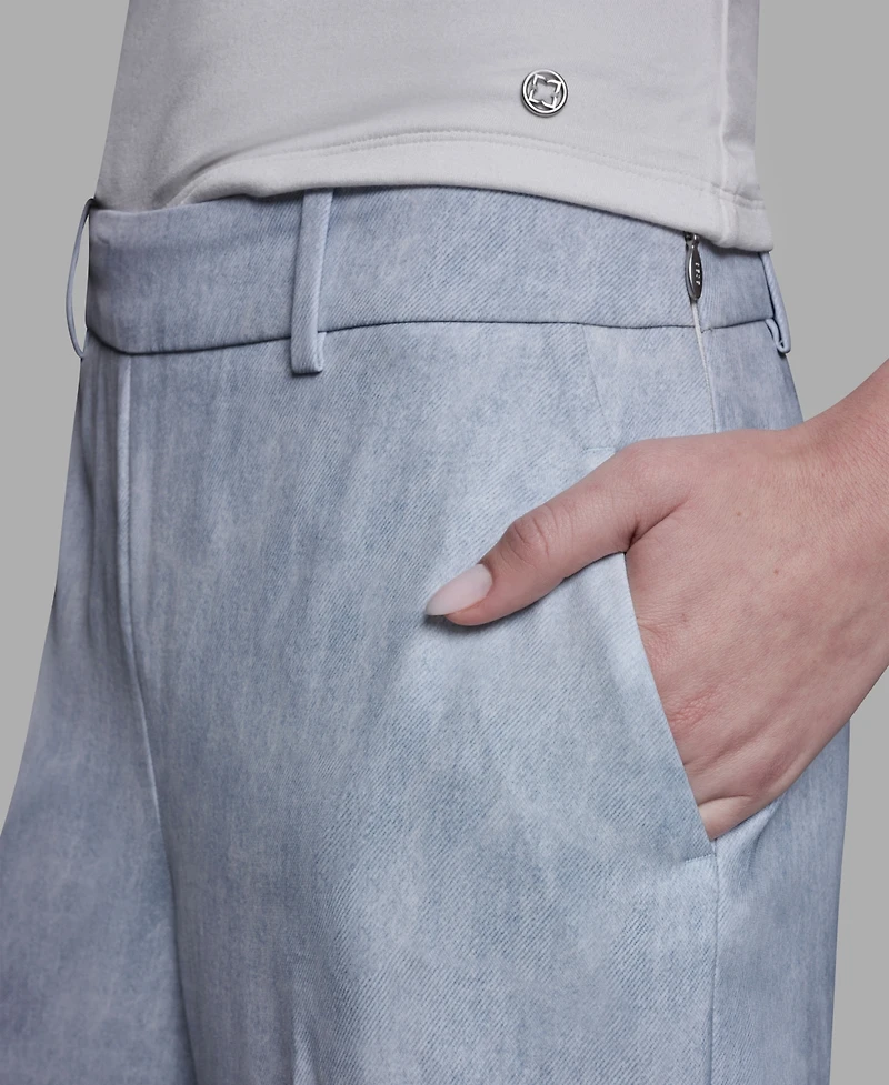 Bcbg Women's Printed Straight-Leg Pants