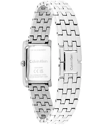 Calvin Klein Women's Ck Light Silver Tone Stainless Steel Bracelet Watch, 16mm