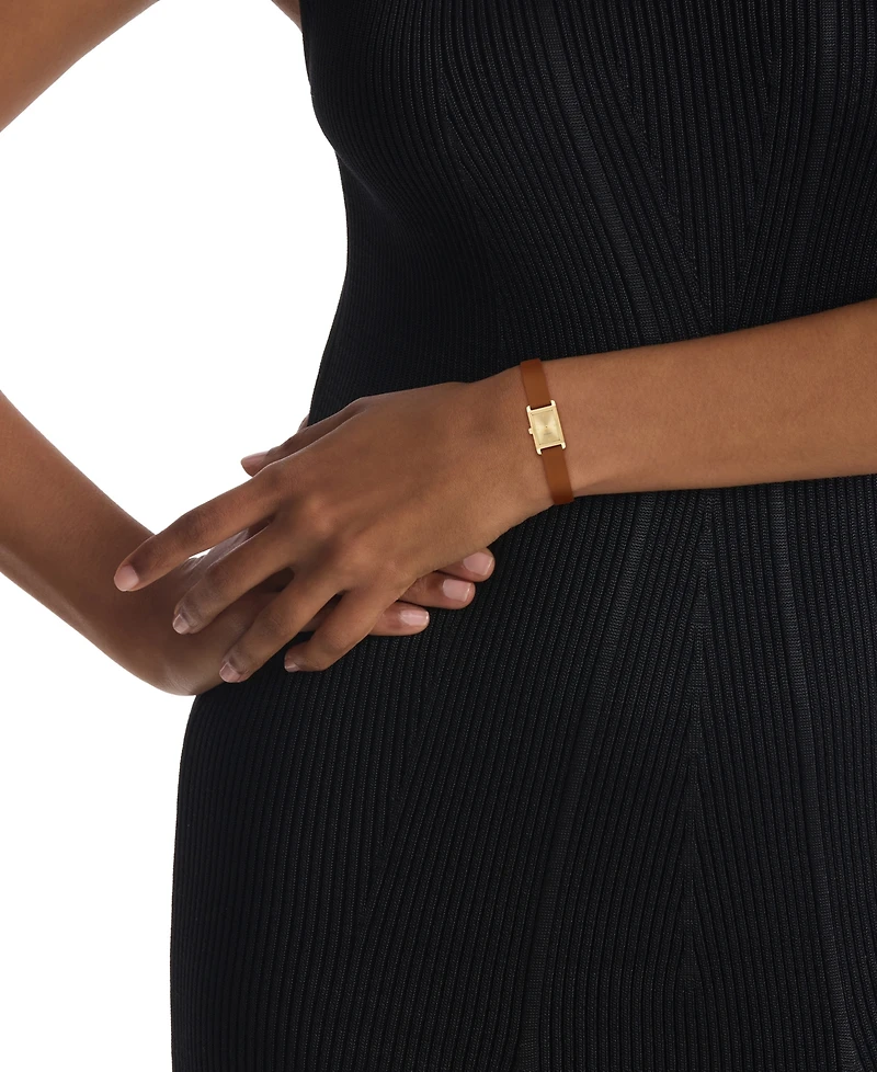 Calvin Klein Women's Ck Light Camel Leather Strap Watch, 16mm