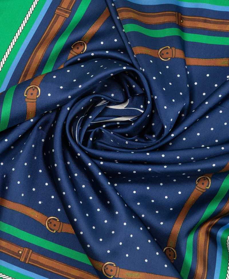 Lauren Ralph Lauren Dotted Equestrian Square Scraf