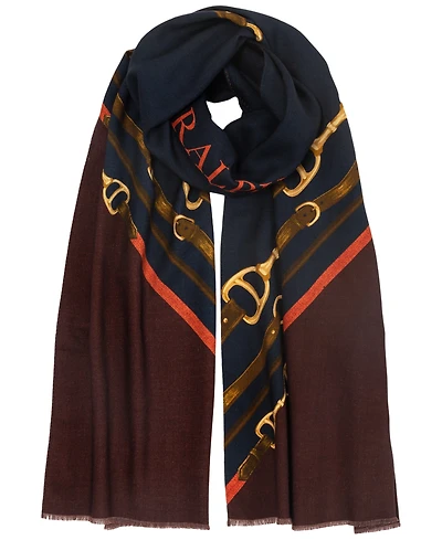 Lauren Ralph Lauren Diagonal Belting Oblong Scarf
