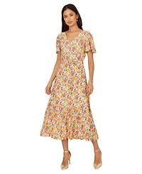 Yumi Women's Midi Tea Dress