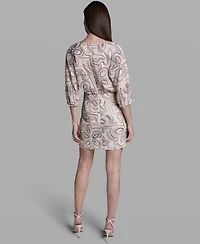 Bcbg Women's Chiffon Mini Dress