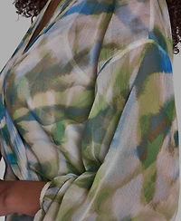 Bcbg Women's Long-Sleeve Mini Dress