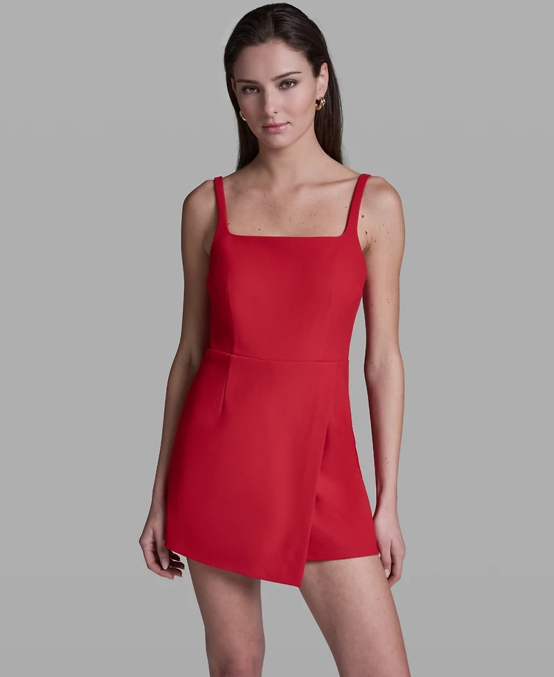 Bcbg Women's Sleeveless Mini Romper Dress