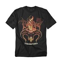Lord Of The Rings Men's Moria Balrog Flames T-Shirt