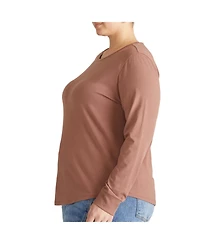 Universal Standard Women's Plus Long Sleeve Tee