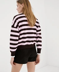 Mango Women's Knit Striped Sweater