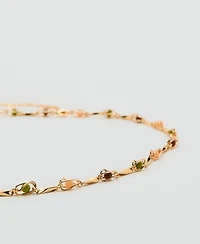 Mango Women's Beaded Chain Belt