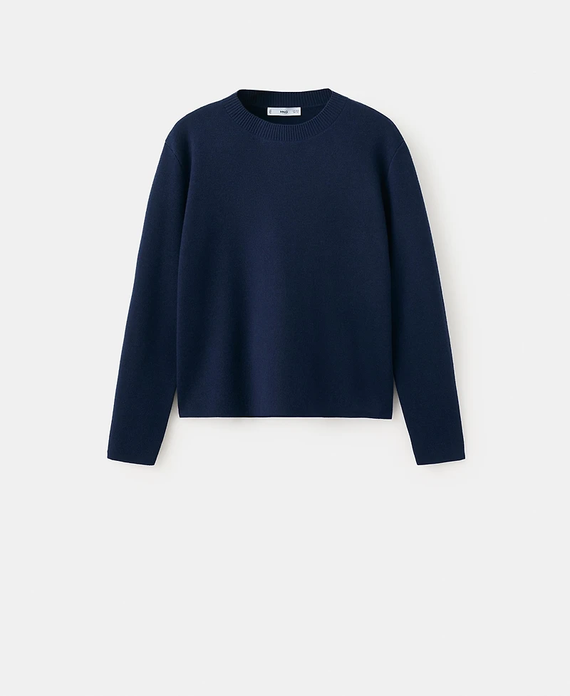 Mango Women's Round-Neck Knitted Sweater