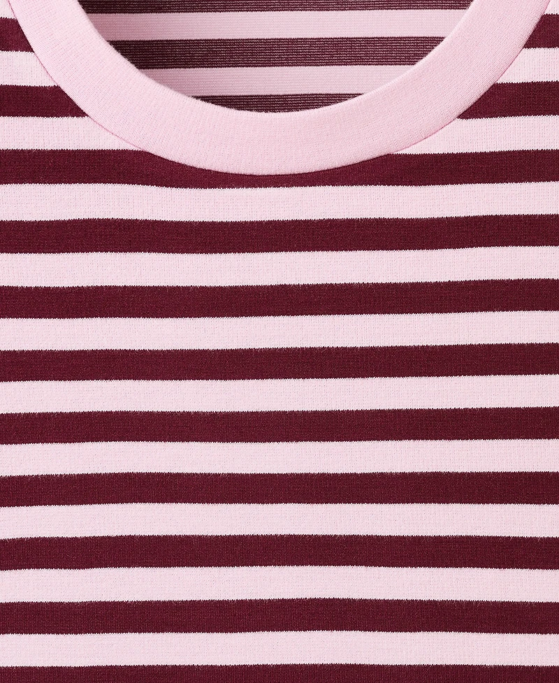 Mango Women's Striped Short-Sleeved T-Shirt