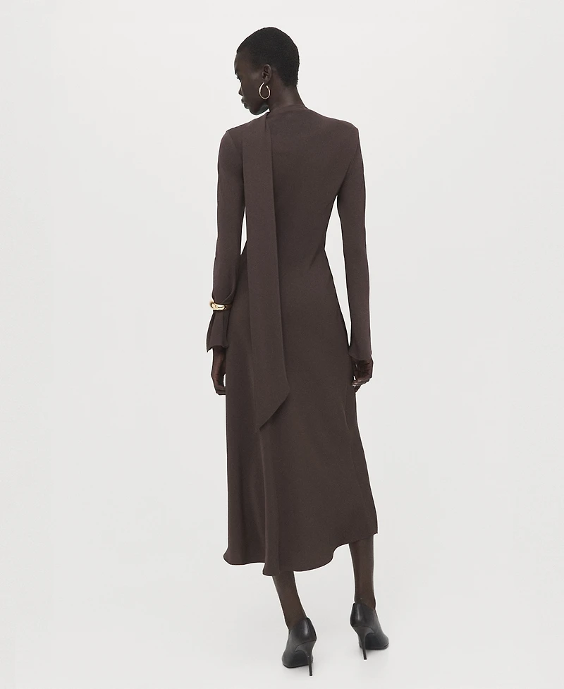 Mango Women's A-Line Foulard Dress