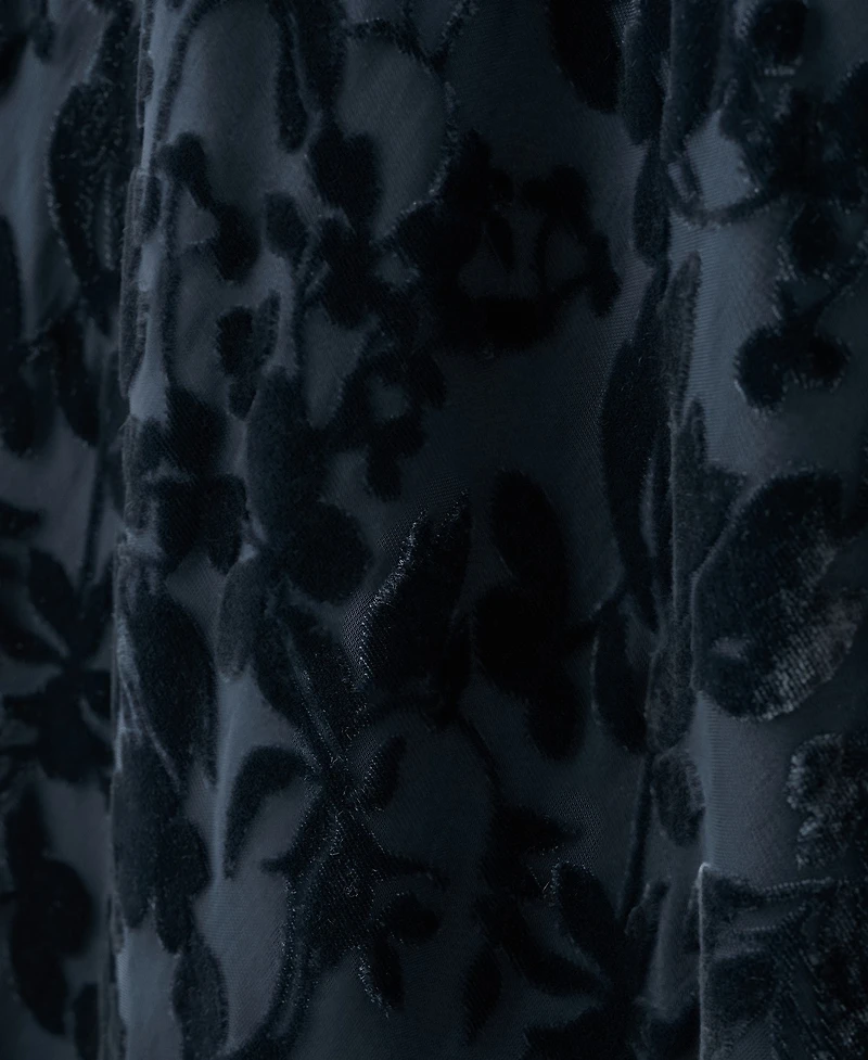 Mango Women's Bell Sleeves Devore Dress