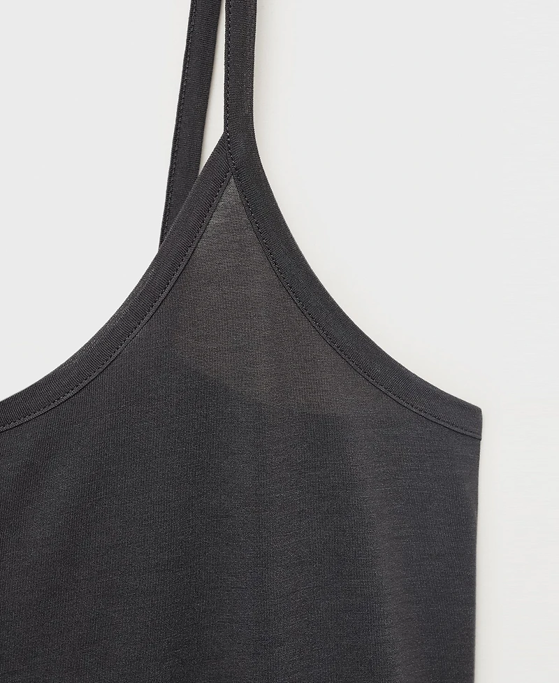 Mango Women's Micro-Modal Straps Nightgown