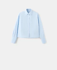 Mango Women's Strass Striped Crop Top