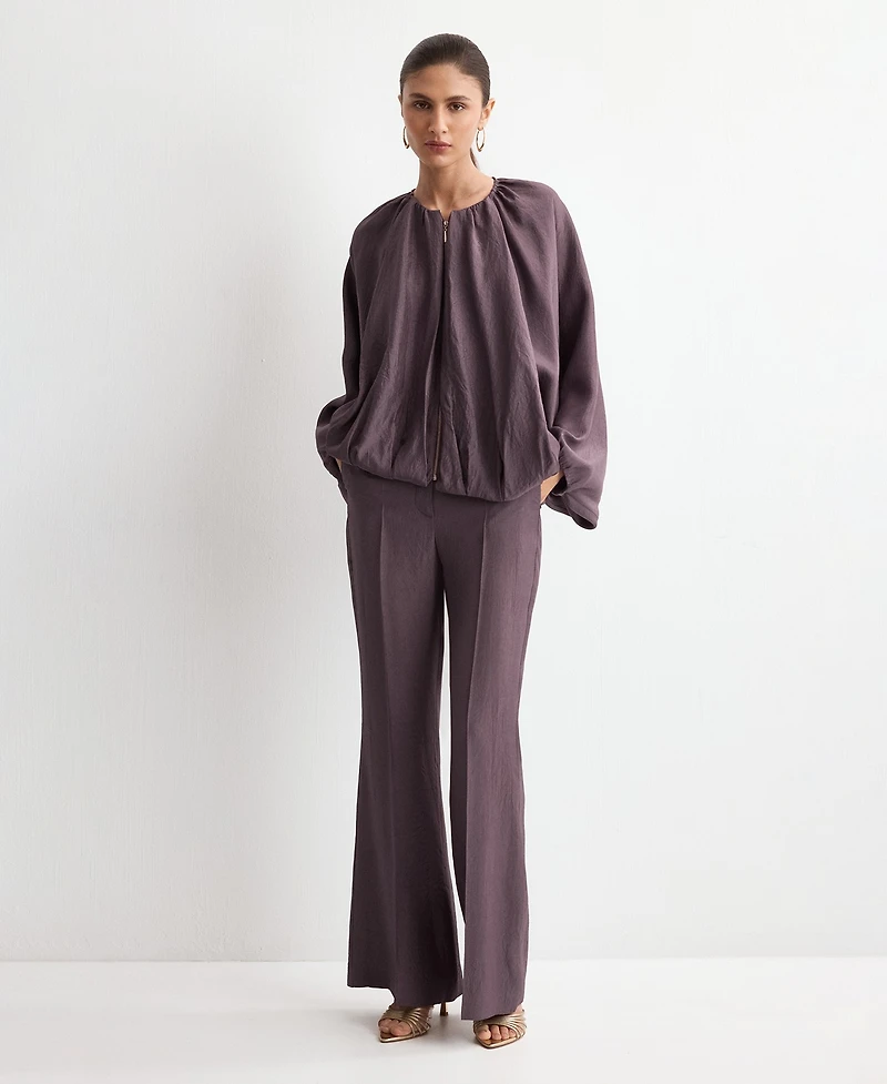 Mango Women's Oversized Bomber Jacket