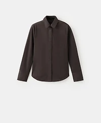 Mango Women's Slim-Fit Poplin Shirt