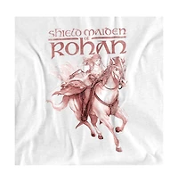 Lord Of The Rings Men's War Rohirrim Maiden Horse Run T-Shirt