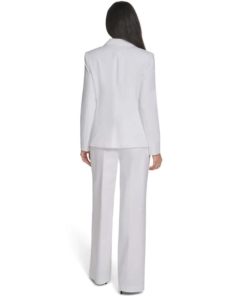 Calvin Klein Petite Notch Collar Long-Sleeve Jacket