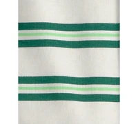 Carter's Boys' Toddler 2T-5T Soccer Short-Sleeve T-Shirt and Snug-Fit Pants, 4-Piece Pajama Set