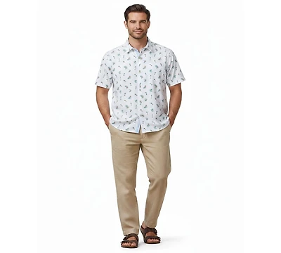 Tommy Bahama Men's Spread Collar Short-Sleeve Shirt