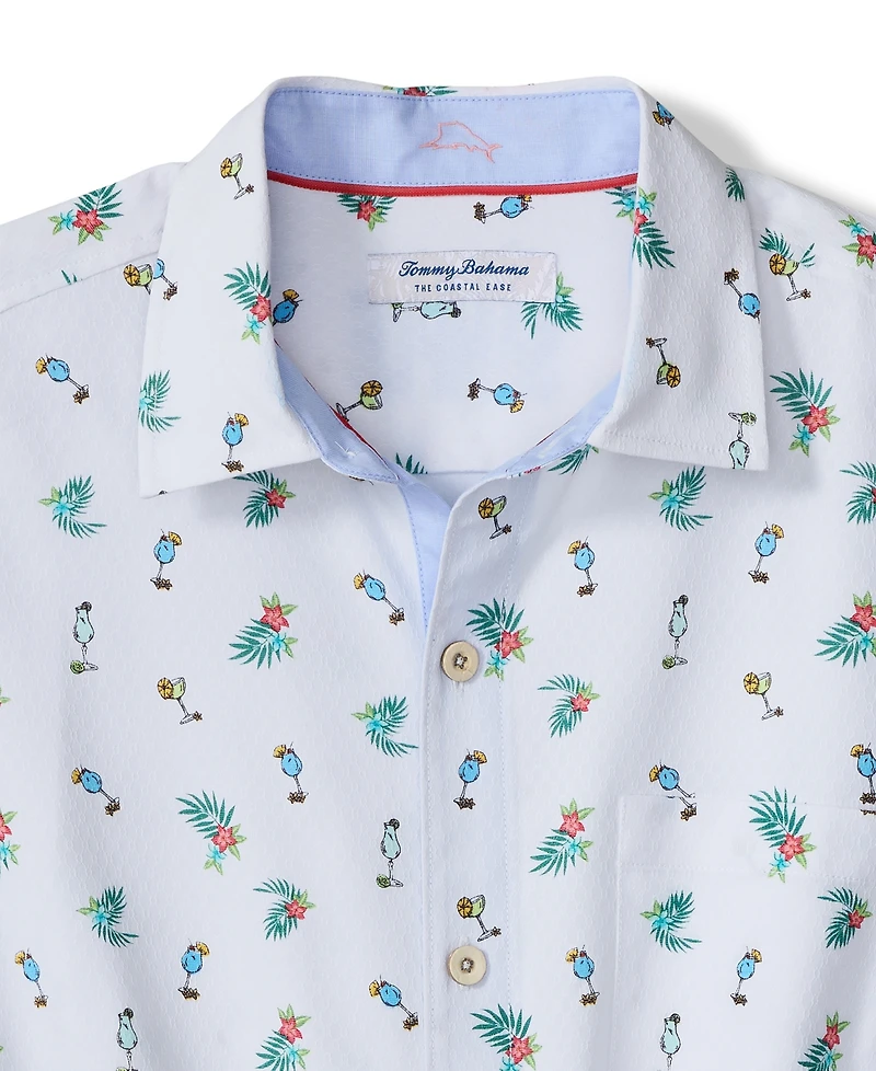 Tommy Bahama Men's Spread Collar Short-Sleeve Shirt