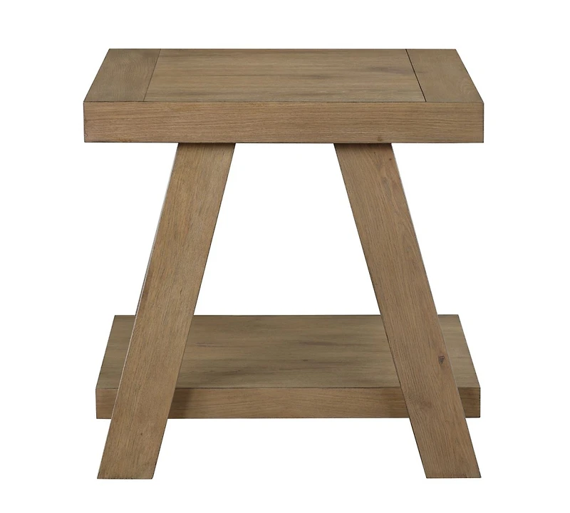 Ebony 24" Wood End Table