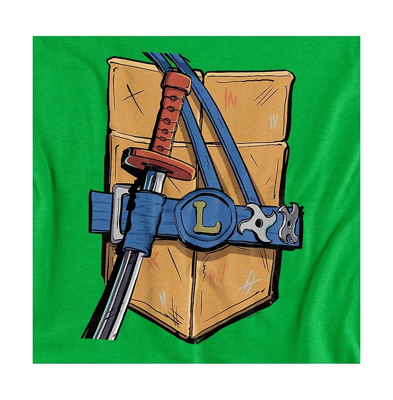 Teenage Mutant Ninja Turtles Men's Mayhem Leonardo Shell T-Shirt