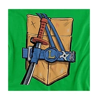 Teenage Mutant Ninja Turtles Men's Mayhem Leonardo Shell T-Shirt