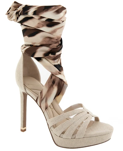 Kenneth Cole New York Women's Nikkii Ankle-Wrap Platform Sandals