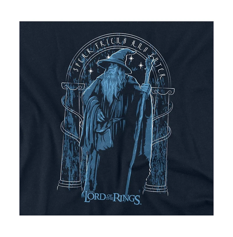 Lord Of The Rings Men's Gandalf Doors Moria T-Shirt