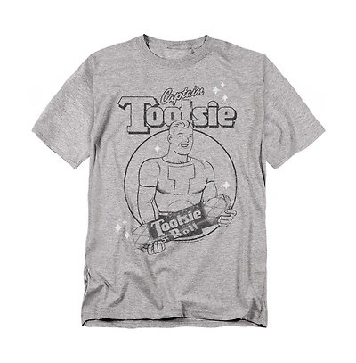 Tootsie Roll Men's Captain Tootsie Simple T-Shirt