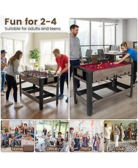 Mecale 49" Combo Game Table with Pool Billiards