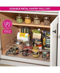 Florida Brands Pull Out Cabinet Organizer, Individual Sliding Drawers