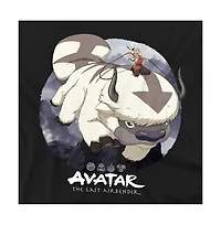 Avatar The Last Airbender Men's Aang Riding Appa T-Shirt